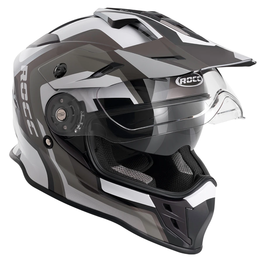 ROCC 781 Adventure MC Casco Black /Gray