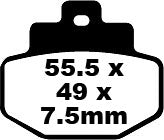 EBC Brake Tad Sfa Org Scooter SFA321