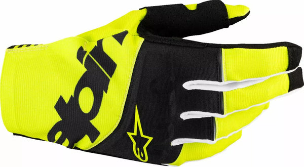 Alpinestars (MX) GLOVE MX TECHSTAR BK/YW 2XL 3560125-155-2XL