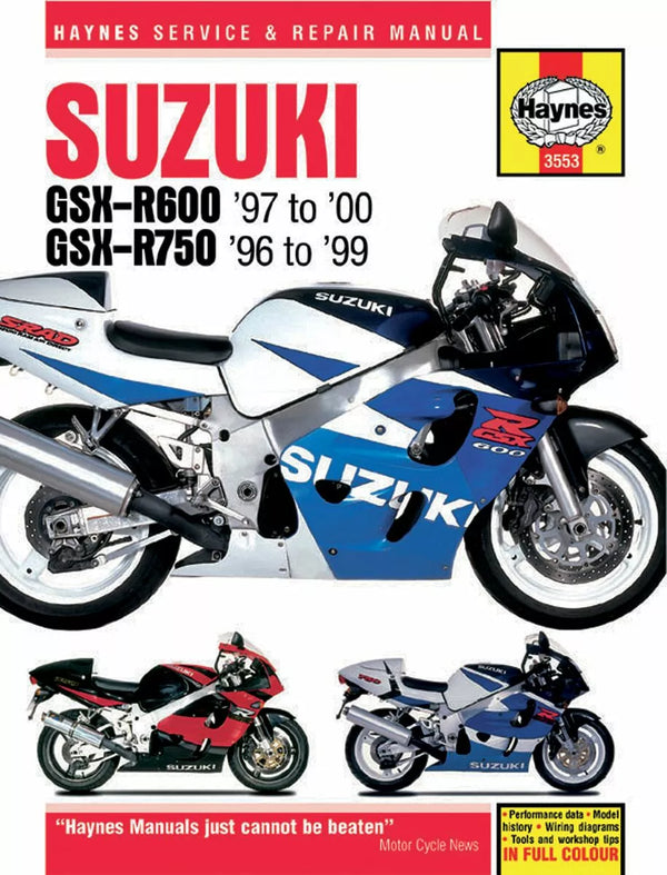 Manual de Haynes GSXR600/750 3553