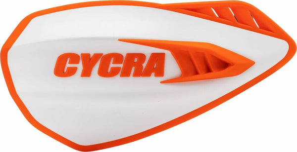 CYCRA CYCLONE HANDGUARDS WT/OR 1CYC-0056-229