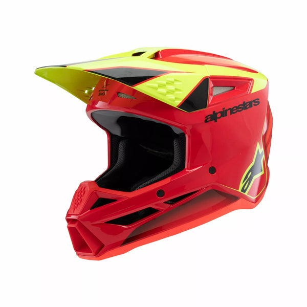 Alpinestars (MX) Casco YTH SM3 FRAY RD/YL/BK Y 8301725-3051-OL