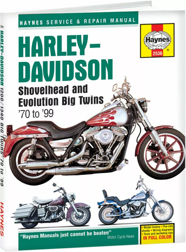 El manual de Haynes HD Big Twins 70-99 2536
