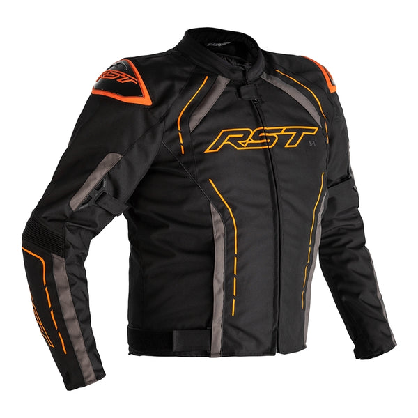 RST S-1 Jacket Textil Black/Grey/Orange Size L 102559org-44