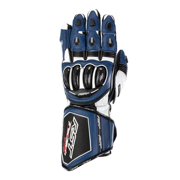 Primero Tractech Evo 4 Guantes de cuero - Azul/Blanco/Negro Tamaño XXL 102666BLU -12