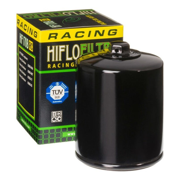 Filtro de aceite de rendimiento Hiffiltro Black Glossy - HF170BRC HF170BRC
