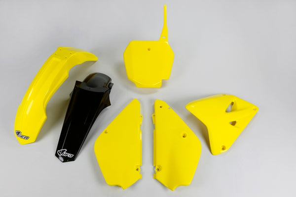 Ovni reiniciado kit de plástico OEM color (2016) amarillo/negro Suzuki RM85 sukit405k@999d