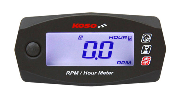 Koso Mini Style Universal Hours Counter y Rev Counter BA033W00