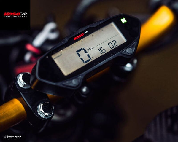 Koso DB-01RN Medidor multifunción LCD Black BA041000