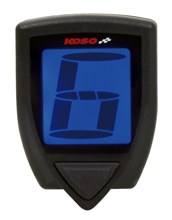 Indicador de engranaje de estilo súper delgado Koso Universal Black KN002000