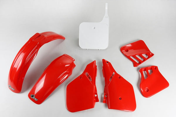 UFO PLASTIC KIT OEM COLOR HONDA CR125R HOKIT099@999W