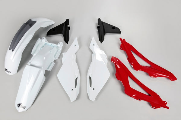 Kit de plástico ovni color oem blanco/rojo/gris Husqvarna CR125 Hukit611@999