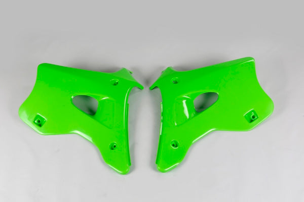 UFO Radiator Covers Green Kawasaki KX125/250 KA02768#026