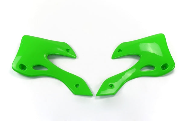 UFO Radiator Covers Green Kawasaki KX125/250 KA03720#026