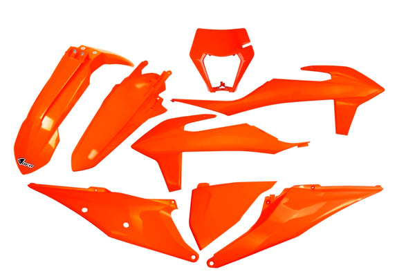 UFO PLASTIC KIT NEON ORANGE KTM EXC/EXC-F KTKIT527@fflu