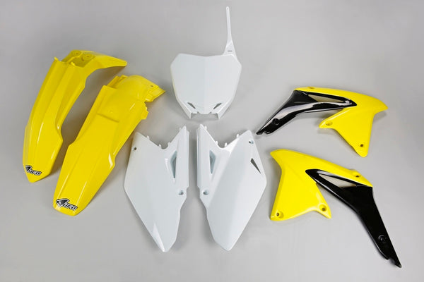 UFO Plastic Kit Oem Color Yellow/Black/White Suzuki RM-Z450 Sukit412@999