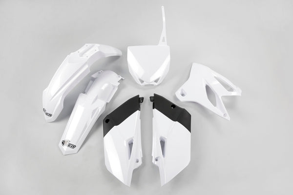 Kit de plásticos blancos UFO Yamaha YZ85 Yakit320@046