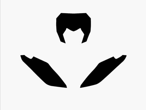 Pegatinas de placa Blackbird Black Fantic XX 3F00/000006