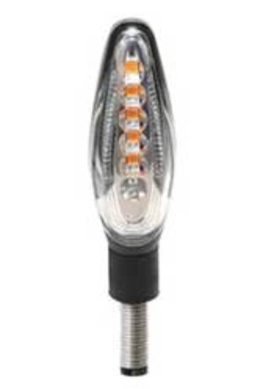 Indicador LED de Koso Trasero Sonic por par - HE045001 negro HE045001