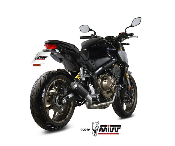 MIVV MK3 Full Exhaust System - Black H.072.SM3B 