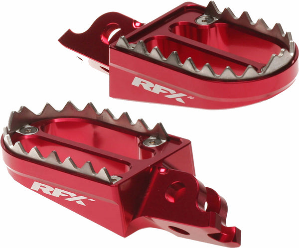 RFX Pro Series 2 Footrests - Red FXFR5030199 °