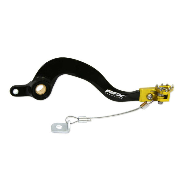 RFX Pro FT Hígado de freno trasero (negro/amarillo) - Suzuki RMZ250 FXRB3010099SLY