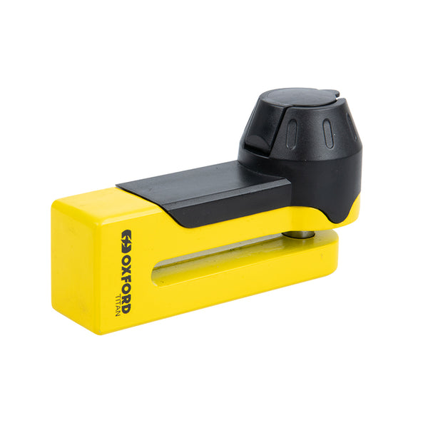 Oxford Titanic Disc Brake Lock - Ø10 mm amarillo
