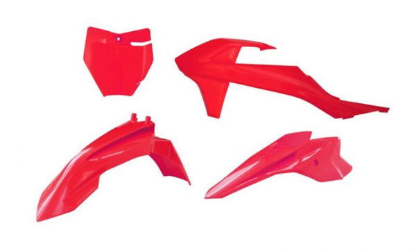 Racetech Plastic Kit 4-Parts-Red R-KitkTM-RG0-050