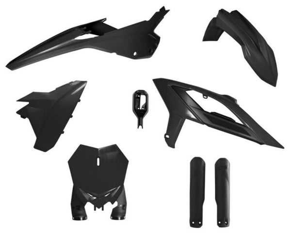 Kit de plástico Racetech 6 Partes-Black (R-Kitbet-NR0-624)