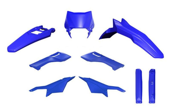 Racetech Plastic Kit 6 parts-Blue R-Kitsur-Bl0-624