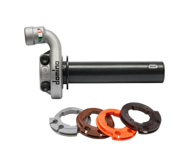 Domino Krk Evo Control del acelerador sin agarres para 4t Motorcycles 5214.03-01