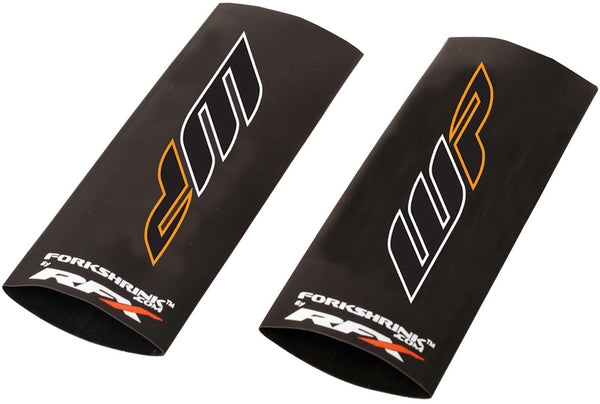 RFX Race Series Forkshrink Upper Fork Guard w/ WP Logo - White/Orange FXFG5010055OR 