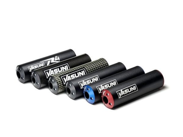 Yasuni Full Exhaust System Alu Black / Alu Red Tub1001-4r