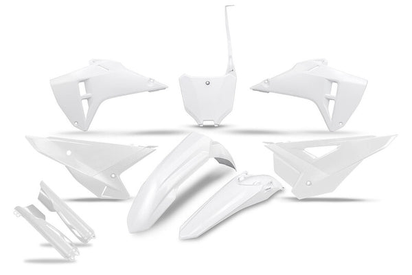 Kit de plásticos completos ovni con guardabosques - Matte White Hokit127f@041