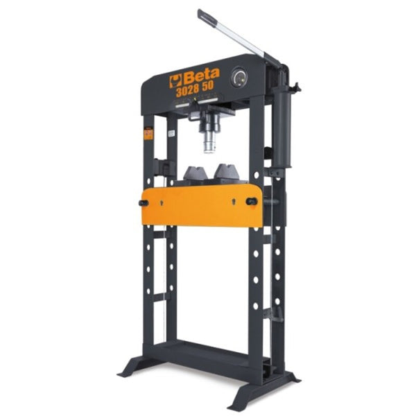 Beta Hydraulic Press with Moving Piston and Hoist - 50t 3028 50