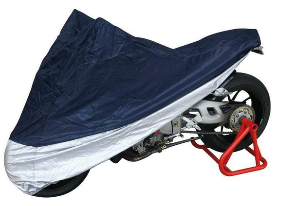Protección vectorial al aire libre azul/plata - motocicleta/scooter (tamaño S - xxl)