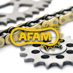 AFAM Chain kit 428R1 15/46 Standard - Ultra-light Hard anodized rear sprocket 