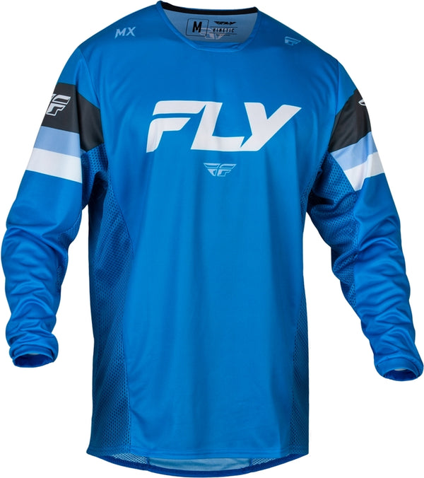 Fly Racing Kinetic Prix Jersey - Bright Blue/Charcoal/White 377-420L