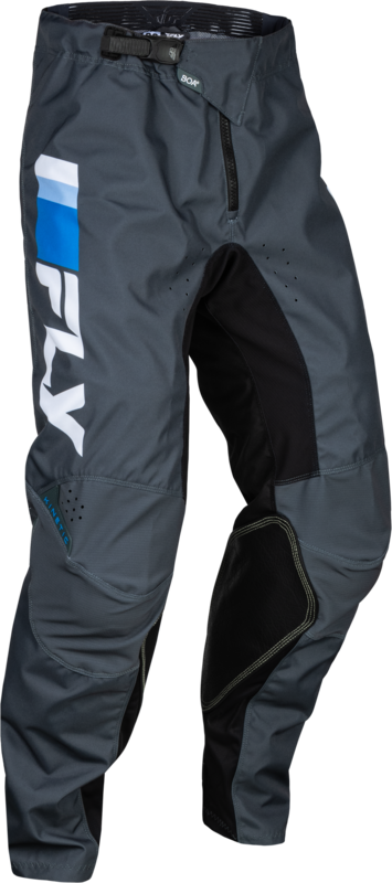 Pantalones Kinetic Kinetic de Fly Racing: azul brillante/carbón/blanco 377-43028