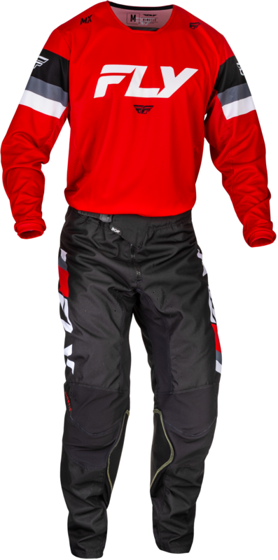 Pantalones Kinetic Kinetic de Fly Racing - rojo/gris/blanco 377-43228