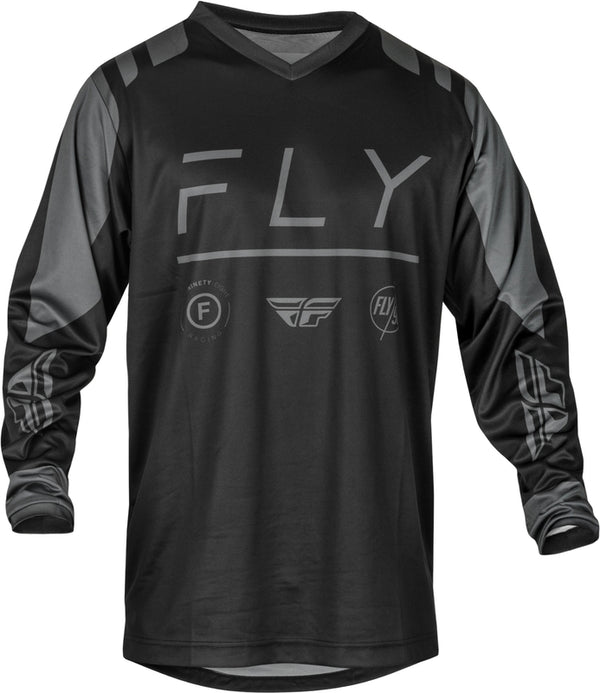 Fly Racing F-16 Jersey-Black/Charcoal 377-921S