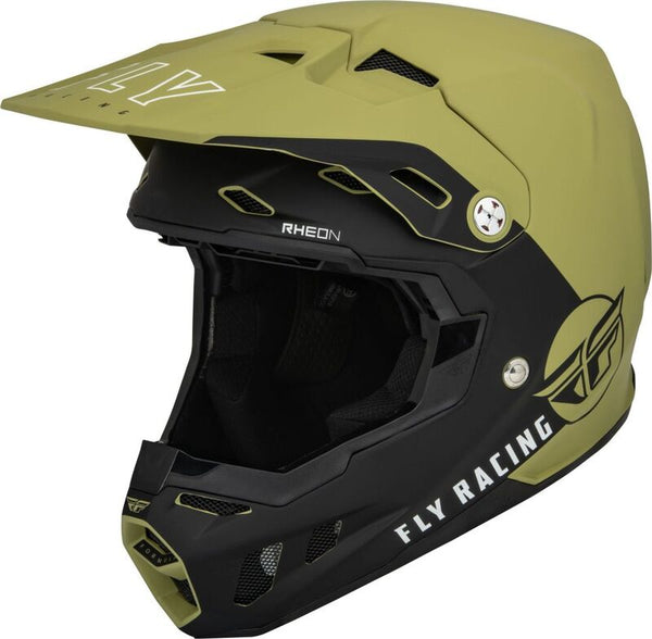 Fly Racing Formula CC Center Helmet Matte Olive Green/Black SM 73-4324S