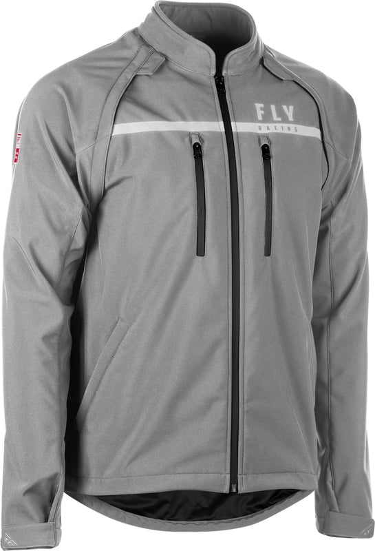 Chaqueta Softshell de Fly Racing Patrol - Gris 373-687m