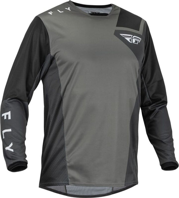 Fly Racing Kinetic Jet Jersey gris/gris oscuro/negro SM 376-523S