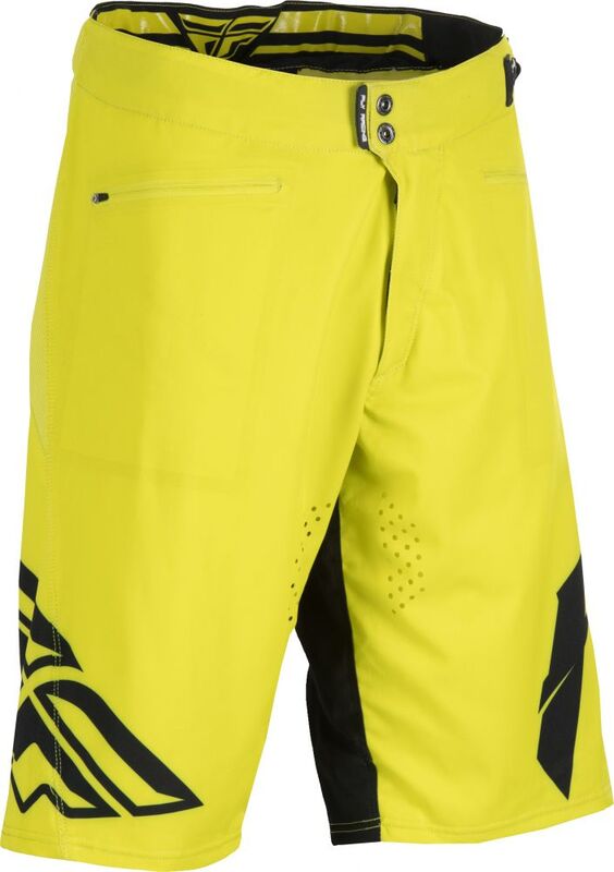 Fly Racing Radium Short - Amarillo/Negro 353-24328
