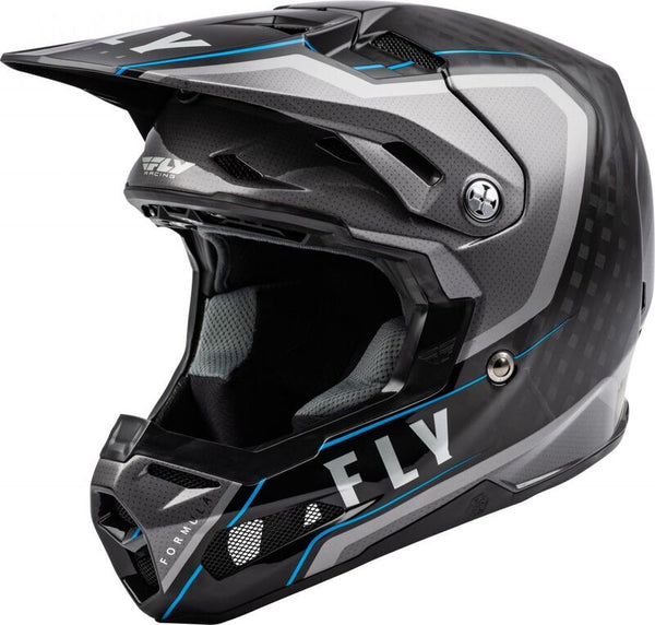 Escape Racing Formula Casco Axón Negro/Gris/Azul XL 73-4423X