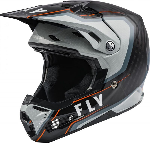Escape Racing Formula Casco Axón Negro/Gris/Orange LG 73-4428L