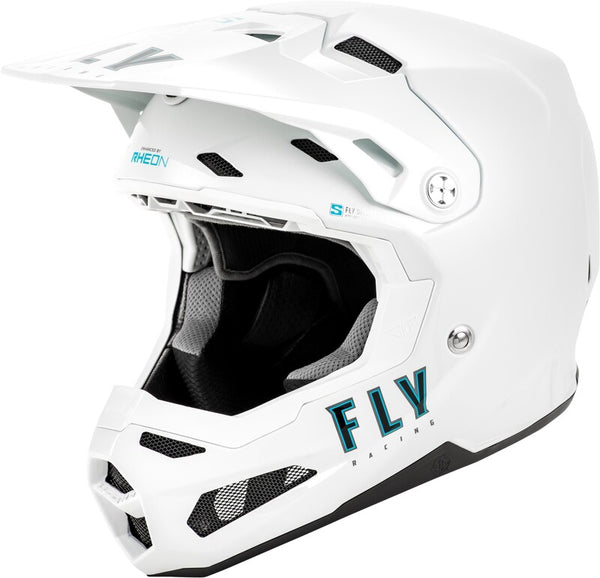 Fly Racing Formula's Carbon Solid Helmet - White 73-4494x