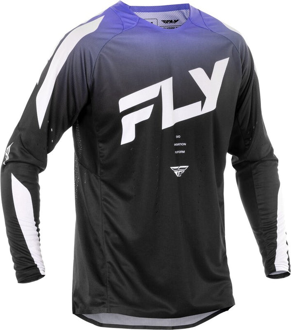 Fly Racing Evolution DST Jersey - Black/White/Purple 378-120s
