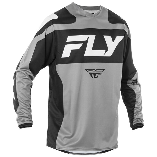 Fly Racing F-16 Jersey-Gray/Black/White 378-922s